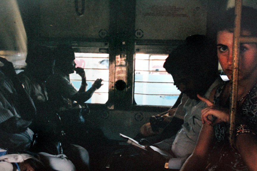2nd Class To Mysore on wooden benches