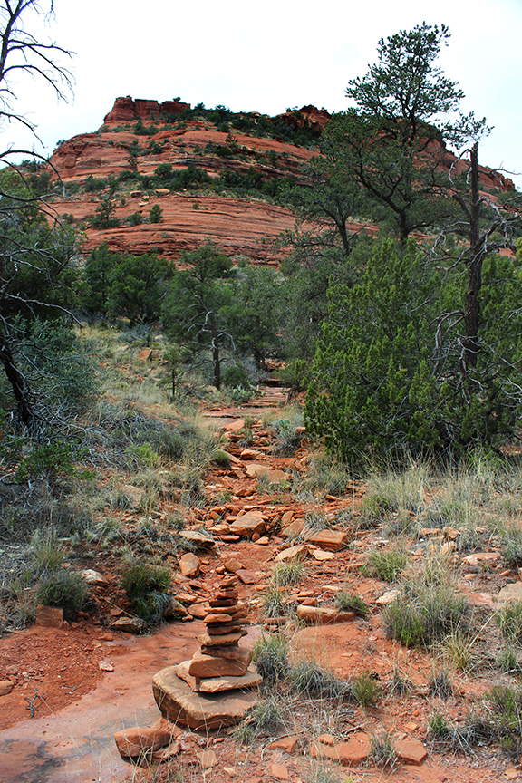 ebatu marks the path to a Medicine wheel for a friend